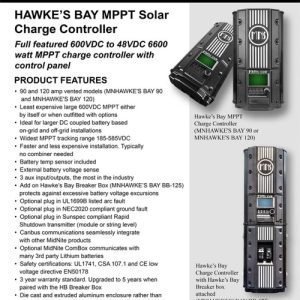 MNHAWKE’S BAY BACKPLATE for mounting MNHBay 90 or 120 w/MNH BB